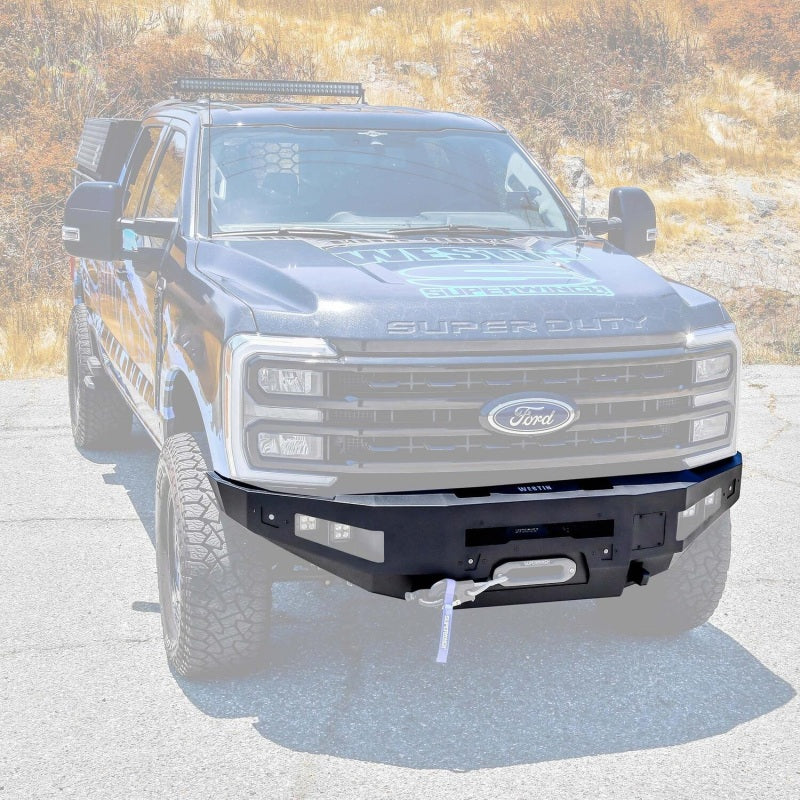 Westin 23-24 Ford F250/350 Pro-Series Front Bumper - Textured Black 58-411305 58-411305 Photo - Mounted