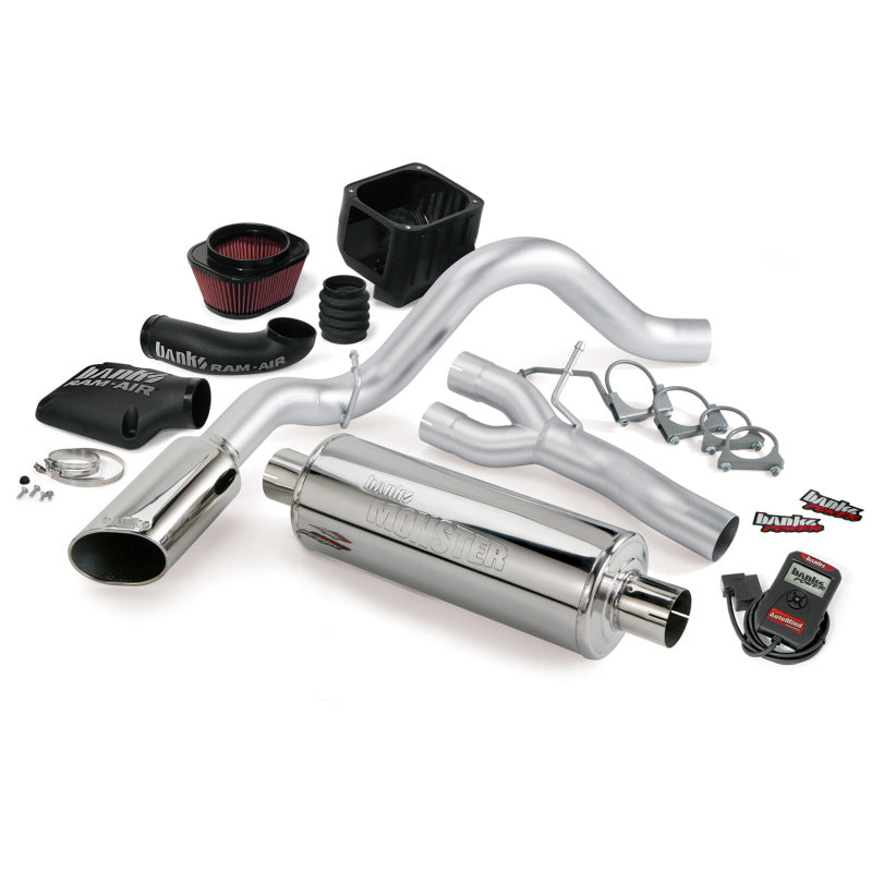 Banks Power 10 Chevy 5.3L CCSB FFV Stinger System - SS Single Side-Exit Exhaust w/ Chrome Tip 48046 48046 Photo - Primary