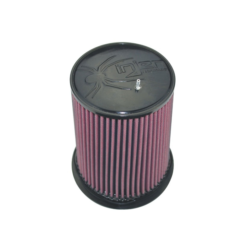 Injen 8-Layer Oiled Cotton Gauze Air Filter 5in Flange ID 7in Base/7.9in Height/5in Top X-1106-BR X-1106-BR Photo - Unmounted