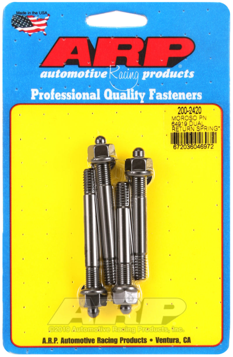 ARP Moroso 64919 dual return spring w/1" spacer plate carb stud kit 200-2420 Photo - Primary