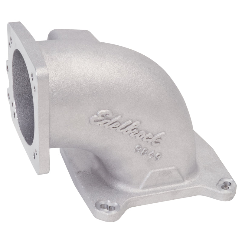 Edelbrock High Flow Intake Elbow, 95mm Throttle Body to Square-Bore Flange; as-c 3849 Photo - Primary