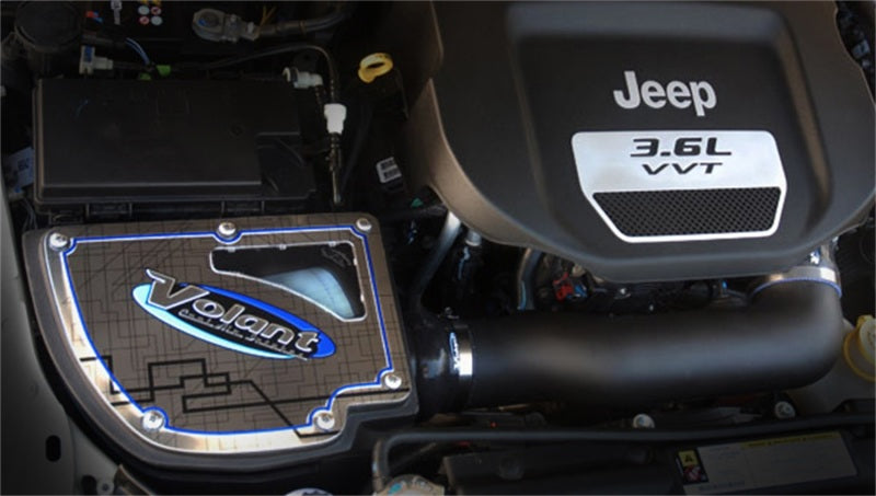 Volant 12-13 Jeep Wrangler 3.6L V6 PowerCore Closed Box Air Intake System 176366 Photo - Mounted