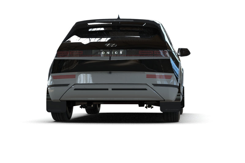 Rally Armor 2025 Hyundai Ioniq 5 PE Black UR Mud Flap - Metallic Black Logo MF137-UR-BLK-MBK MF137-UR-BLK-MBK User 1