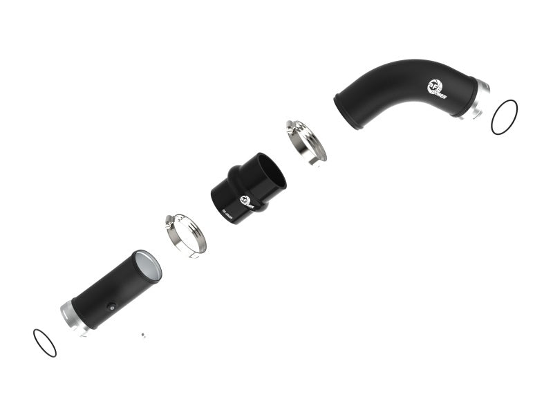 aFe 2024 Toyota Tacoma L4 2.4L (t) BladeRunner 2.5in Aluminum Hot Charge Pipe 46-20728-B 46-20728-B Photo - Unmounted