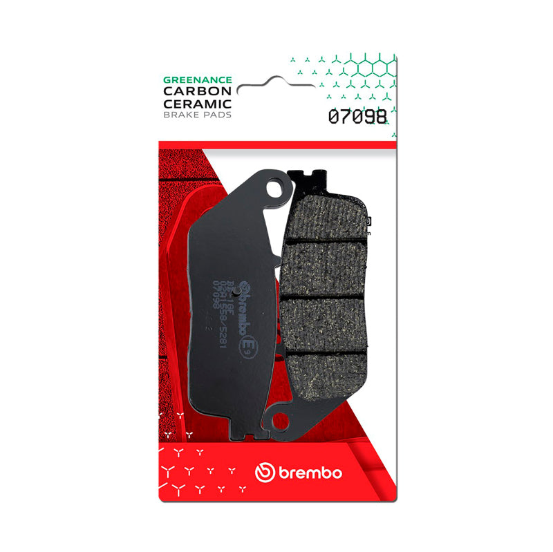 Brembo OE Kymco Myroad/Kymco Xciting Carbon Ceramic Brake Pad - Rear 07098 07098 User 1