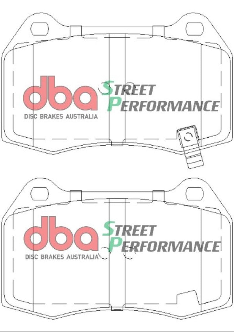 DBA 03-07 G35 w/ Brembo SP500 Front Brake Pads DB1520SP DB1520SP Photo - out of package