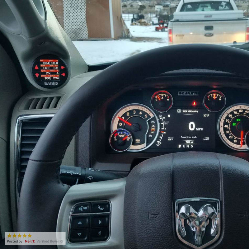 Banks Power 20-21 Ram 1500 3.0L Eco Derringer (Gen 2) w/ iDash 1.8 DataMonster 66797 66797 Photo - lifestyle view