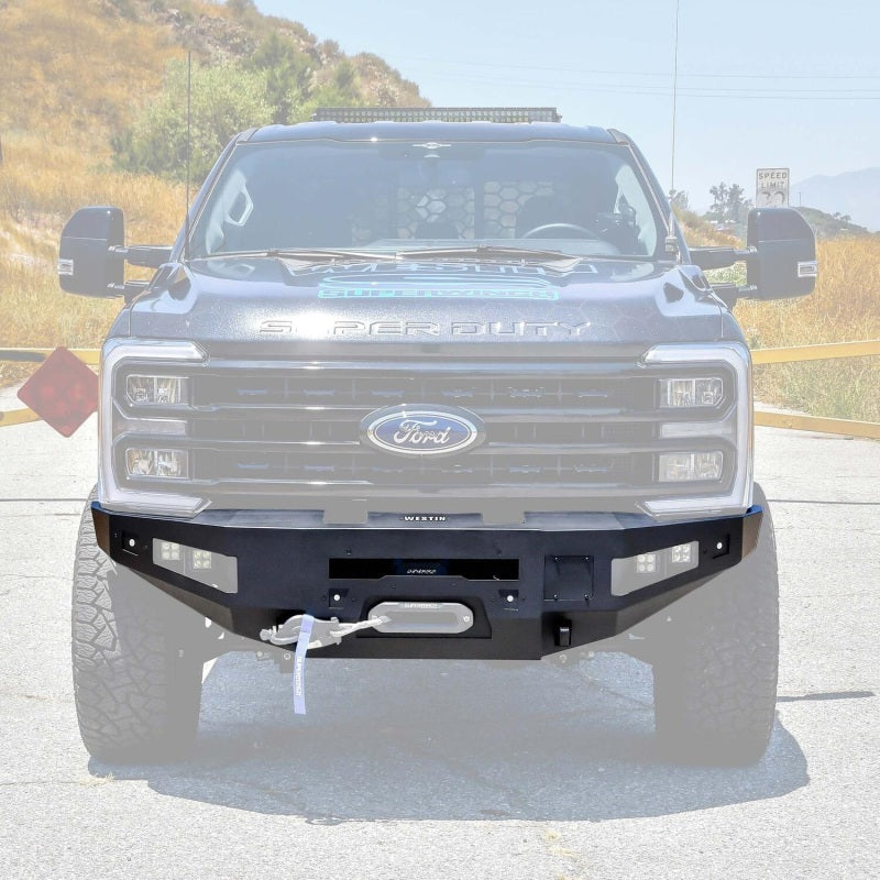 Westin 23-24 Ford F250/350 Pro-Series Front Bumper - Textured Black 58-411305 58-411305 Photo - Mounted