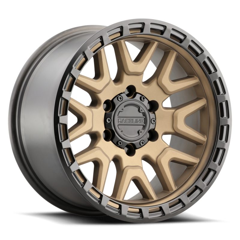Raceline 953BZ Krank 17x9in / 5x127 BP / -12mm Offset / 78.1mm Bore - Bronze Wheel 953BZ-79050-12 953BZ-79050-12 Photo - Primary
