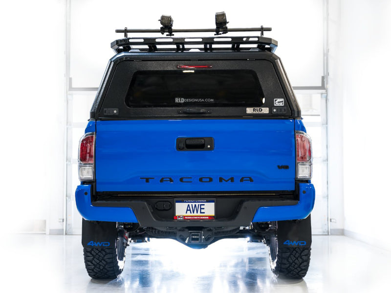 AWE Tuning AWE 2016-2022 Toyota Tacoma 0FG Exhaust with BashGuard - No Tips 3015-31826 3015-31826 Photo - Mounted