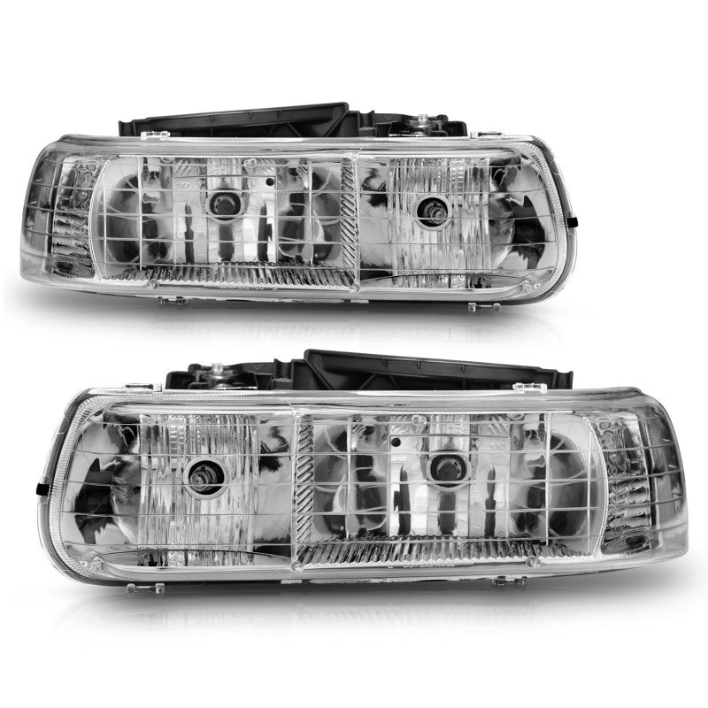 Anzo 1999-2002 Chevrolet Silverado 1500 Crystal Headlights Chrome 111011 User 2