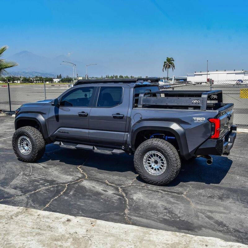 Westin/HDX 2024+ Toyota Tacoma Double Cab Xtreme Nerf Step Bars - Textured Black 56-22785 56-22785 Photo - Mounted