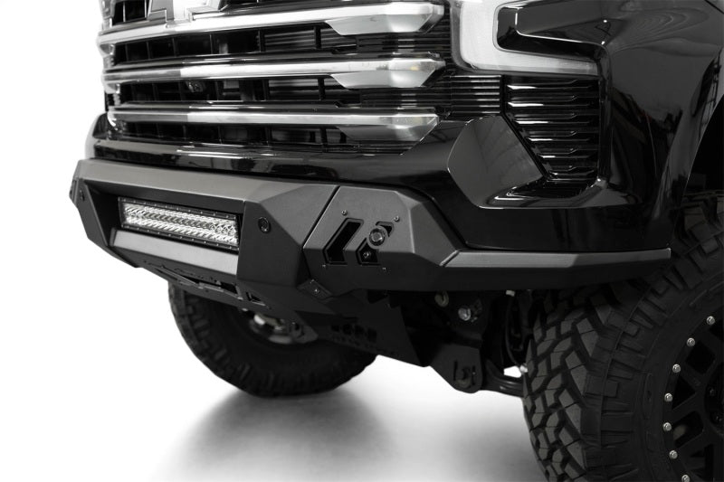 Addictive Desert Designs ADD 2022+ Chevrolet Silverado 1500 Black Label Front Bumper F140300010103 F140300010103 Photo - Mounted