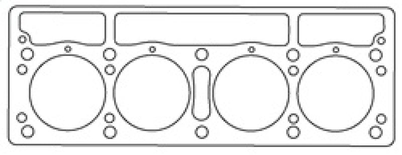 Cometic Head Gasket Bore: 88mm Material: CFM-20 Thickness: .043in C4152-043 Photo - Primary