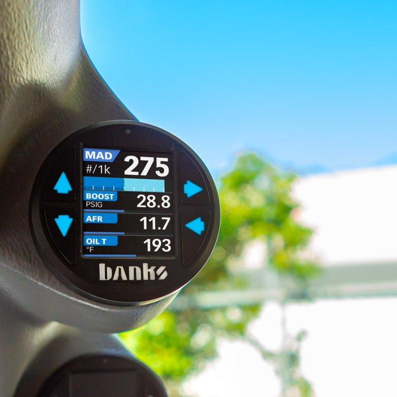 Banks Power 2020 GM 2500/3500 6.6L L5P Derringer Tuner (Gen 2) w/ 1.8in iDash DataMonster 67103 67103 Photo - Mounted