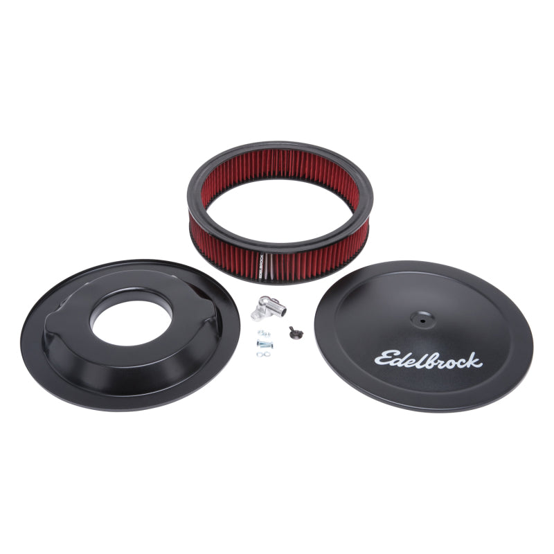 Edelbrock Air Cleaner, Pro-flo Series, Round, 14 In. Diameter, Cloth Element 1225 Photo - out of package