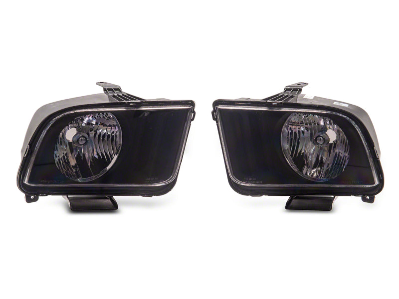 Raxiom 05-09 Ford Mustang Axial Series OEM Style Rep Headlights- Chrome Housing (Clear Lens) 413414 413414 Photo - Primary