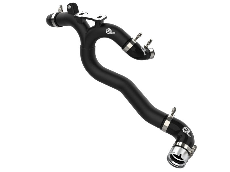 aFe Kia Stinger 18-22 V6-3.3L (tt) BladeRunner Hot Charge Pipe- Black 46-20508-B 46-20508-B Photo - Primary