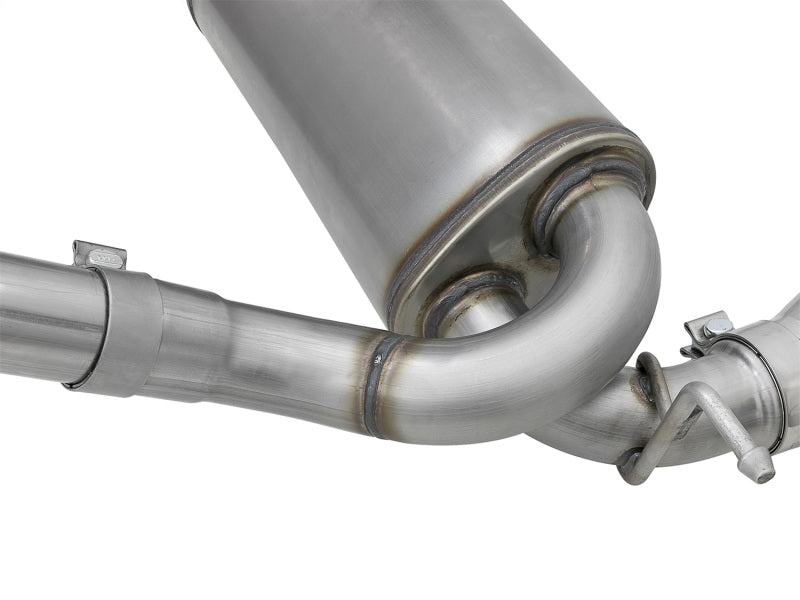 aFe Rebel Series 2.5in 409 Stainless Steel Cat-Back Exhaust System w/ Poli 49-48062-P Photo - Unmounted