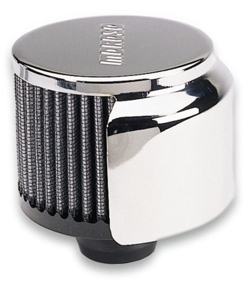 Moroso Valve Cover Filtered Breather, Half-Hood, Push-In Type 68813 Photo - Primary