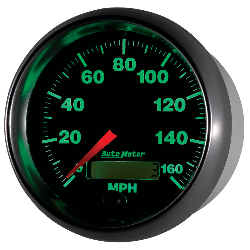 Autometer GS 3-3/8 inch 160 MPH In Dash Speedometer Gauge 3888 3888 User 3