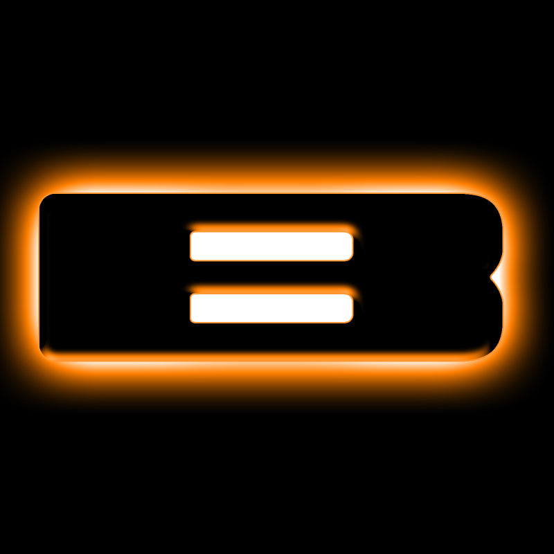 ORACLE Lighting Universal Illuminated LED Letter Badges - Matte Black Surface Finish - B 3141-B-005 3141-B-005 Photo - Primary