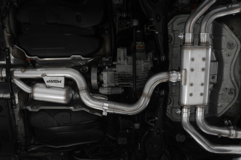 MBRP 15-20 Audi S3 T304 Stainless Steel Cat - Active S46043CF S46043CF Photo - Mounted