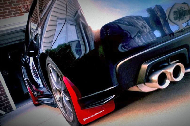 Rally Armor 15+ Subaru Wrx & Sti Sedan Only Ur Black Mud Flap W/ Red Logo MF32-UR-BLK/RD User 8
