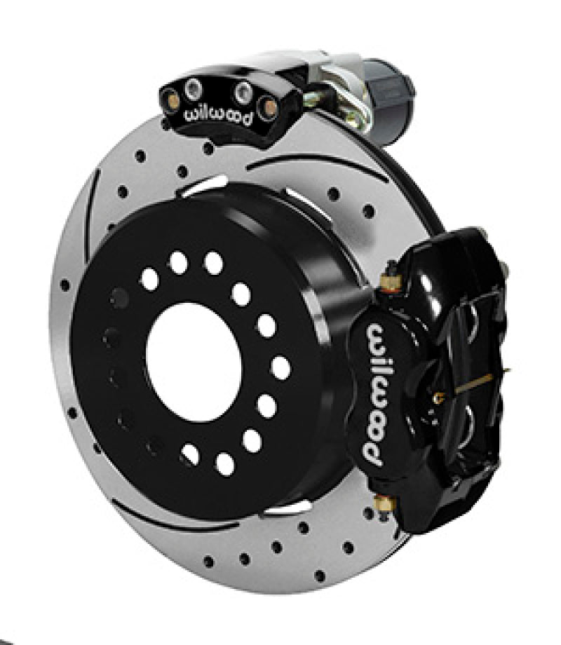 Wilwood Forged Dynalite Rear Electronic Parking Brake Kit -Black Powder Coat Caliper - SRP D/S Rotor 140-16164-D 140-16164-D User 1