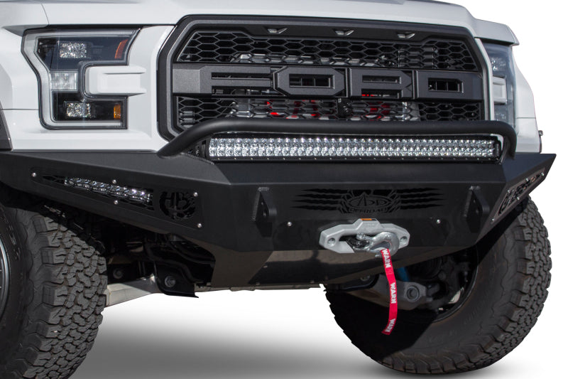 Addictive Desert Designs 2017-2019 Ford Raptor HoneyBadger Winch Front Bumper F117382860103 Photo - Mounted