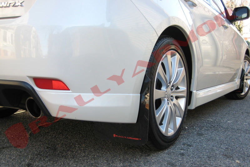 Rally Armor 08-11 2.5i & 08-10 WRX Mud flap Red logo MF6-UR-BLK/RD User 1