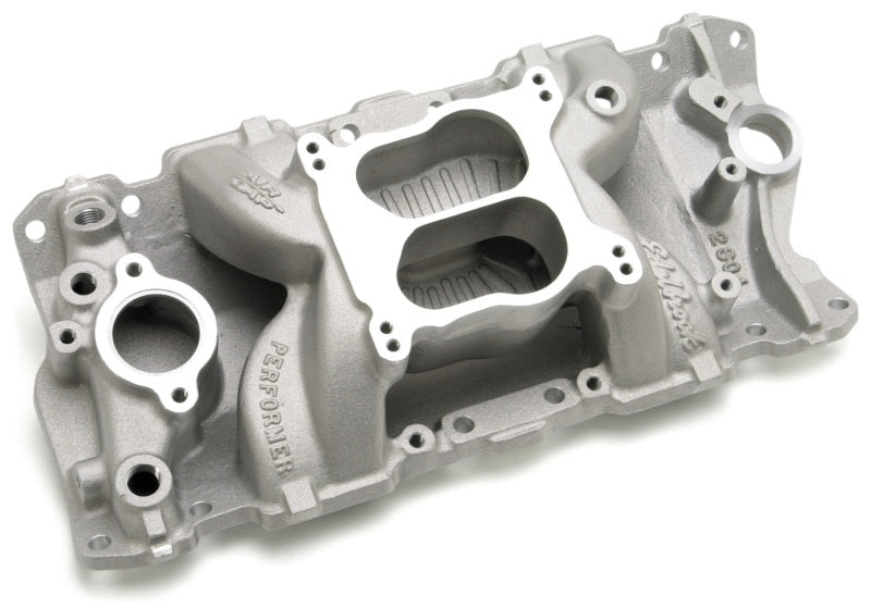 Edelbrock Intake Manifold: Performer Air-Gap S/B Chevy 87-95 Std flange/Sprdbore 2604 Photo - Unmounted