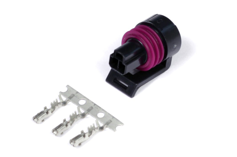 Haltech Plug and Pins Only - Delphi 3 Pin Pressure Sensor Connector HT-030412 Photo - Primary