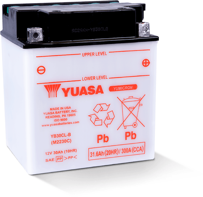 Yuasa Battery Yuasa YB30CL-B Yumicron CX 12 Volt Battery YUAM2230CTWN YUAM2230CTWN User 1