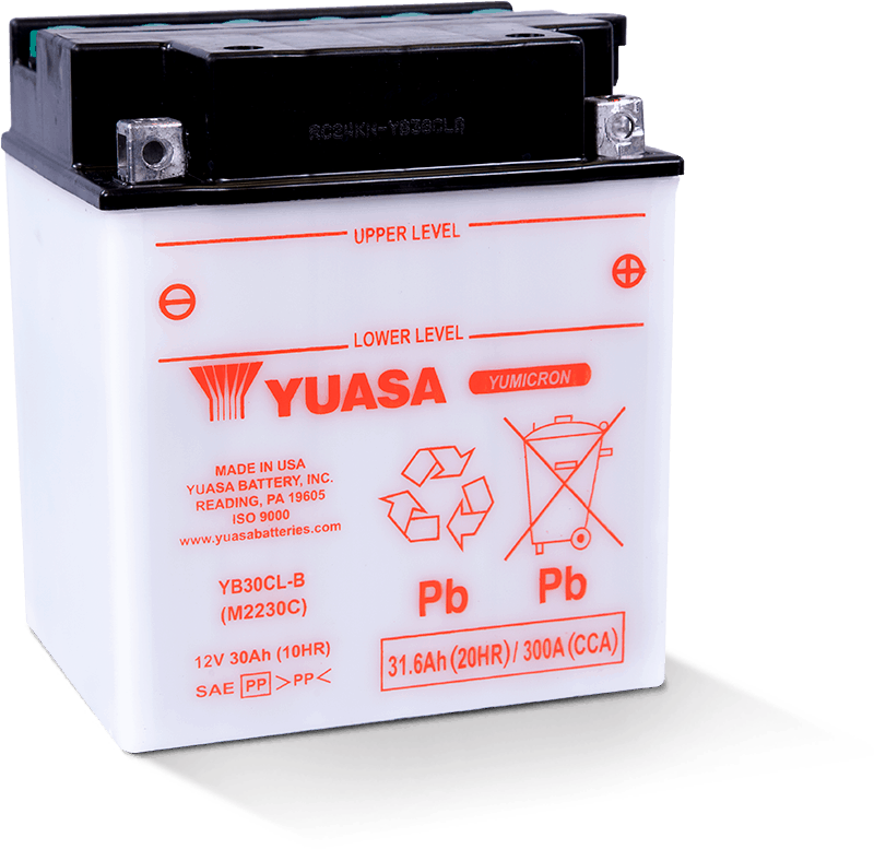 Yuasa Battery Yuasa YB30CL-B Yumicron CX 12 Volt Battery YUAM2230CTWN