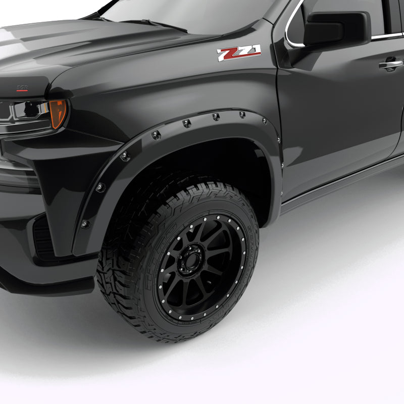 EGR 2023+ Chevrolet Silverado 1500 Bolt-On Look Fender Flares - Black (Set of4) 791654-GBA 791654-GBA Photo - Close Up