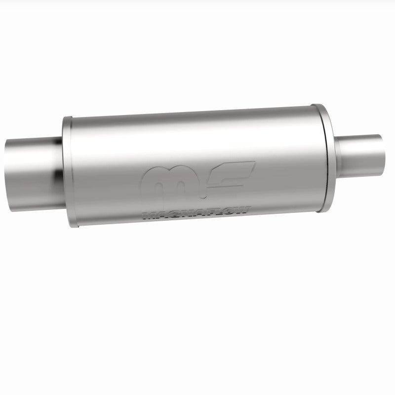 MagnaFlow 6" Round Center/Center Performance Muffler With Tip 14822 360 Degree Image Set