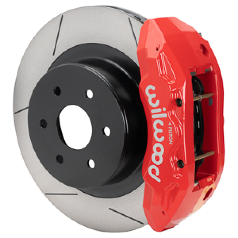 Wilwood 99-18 Chevy Silverado/GMC Sierra 16x1.25 Slotted Rotor TX4R 4 Piston Rear Brake Kit - Red 140-16861-R 140-16861-R User 1