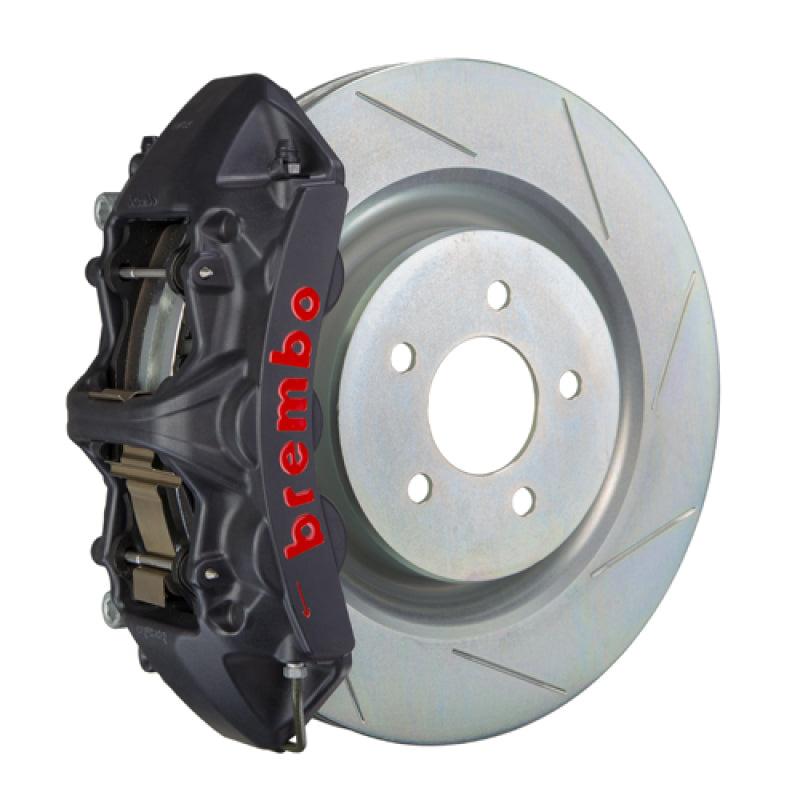 Brembo 10-15 Camaro V6 Front GTS BBK 6 Piston Cast 355x32 1pc Rotor Slotted Type-1-Black HA 1N5.8001AS 1N5.8001AS Photo - Primary