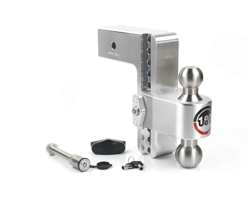 Weigh Safe 180 Hitch 8in Drop Hitch & 3in Shank (10K/21K GTWR) w/WS05 - Aluminum LTB8-3-KA LTB8-3-KA User 1