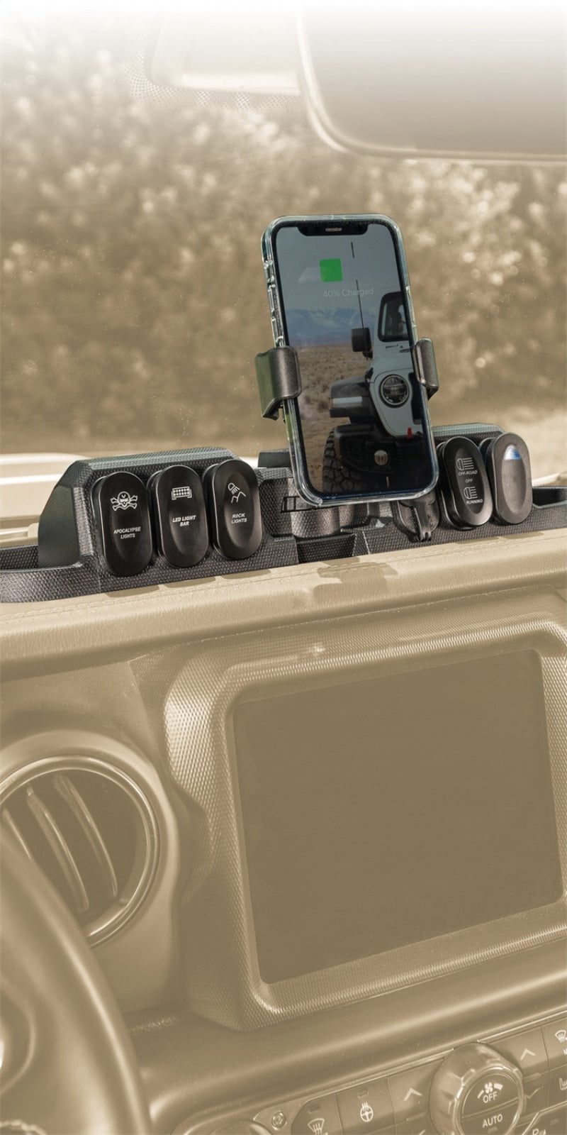 Rugged Ridge 18- 22 Jeep Wrangler JL/ 20-22 Gladiator Eclipse Sun Shade Black Hard Top- Black 13551.39 13551.39 Photo - Mounted