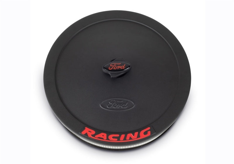 Ford Racing Air Cleaner Kit - Black Crinkle Finish w/ Red Emblem 302-352 302-352 Photo - Unmounted