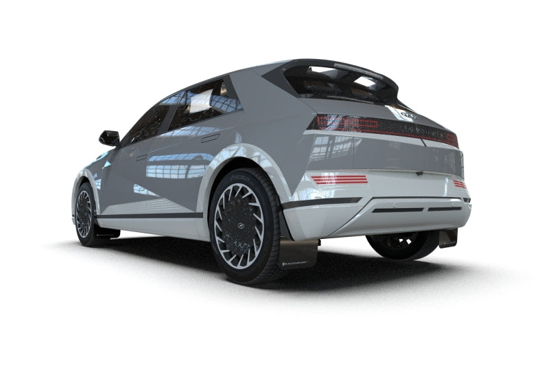Rally Armor 2025 Hyundai Ioniq 5 PE Black UR Mud Flap w/Silver Logo MF137-UR-BLK-SIL MF137-UR-BLK-SIL User 1
