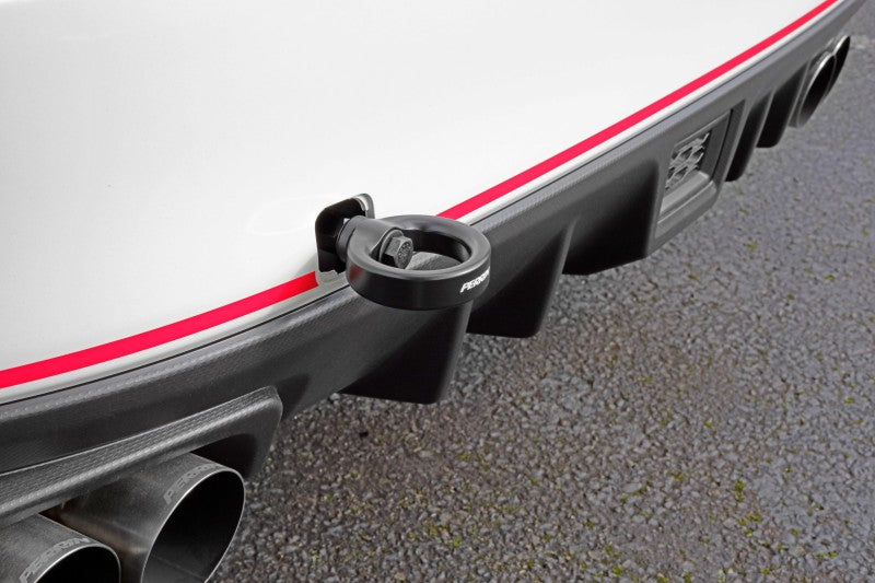 Perrin 15-19 Subaru WRX/STI Tow Hook Kit (Rear) - Black PSP-BDY-252BK PSP-BDY-252BK Photo - Primary