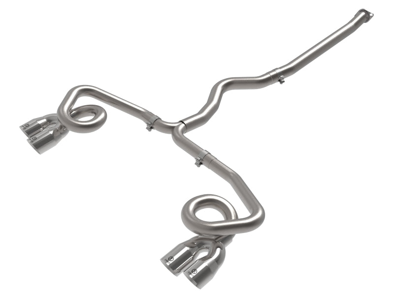 aFe POWER Takeda 3in to 2-1/2in 304 SS Cat-Back Exhaust w/ Polished Tips 22-23 Subaru WRX H4-2.4L(t) 49-36809-P 49-36809-P Photo - Primary