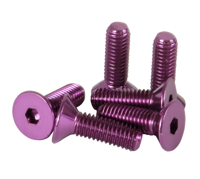 NRG Steering Wheel Screw Kit Upgrade Purple "CONICAL" SWS-100PP Photo - Primary