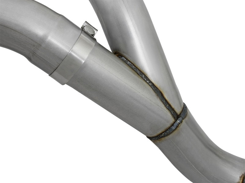 aFe POWER 49-44080-P Large Bore-HD 409 SS DPF-Back Exhaust System 49-44080-P Photo - Unmounted