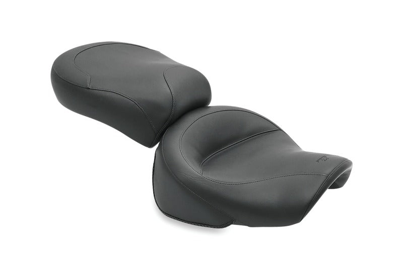 Mustang Motorcycle Mustang 96-04 Kawasaki Vulcan 1500 Classic, 99-01 Nomad Standard Touring 2PC Seat - Black 75980 75980 Photo - Primary
