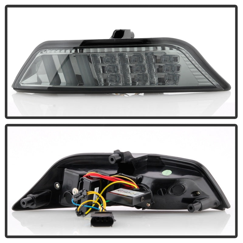 Spyder 15-16 Ford Mustang LED DRL - Smoke (CBL-YD-FM15-LED-SM) 5082527 5082527 Photo - Unmounted