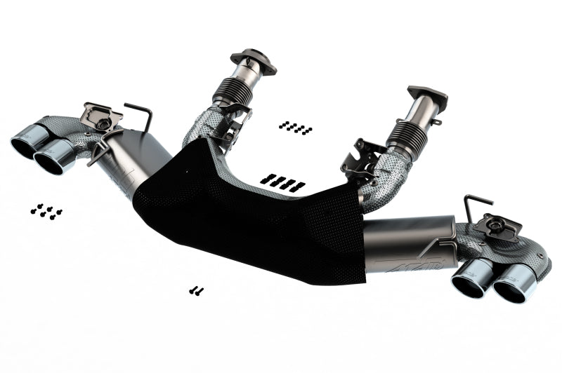 Borla 2020 Chevrolet Corvette C8 6.2L ATAK 3in Exhaust System Dual Round A/C Tips 4inx 4.75in 140839 140839 Photo - Primary